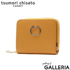 투모리 치사토 접이식 지갑 여성 지갑 동전 지퍼 tsumori chisato CARRY 지갑 브랜드 가죽 귀여운 컴팩트 접이식 라운드 지퍼 접는 지갑 가죽 가죽 고양이 고양이 버섯 57828
