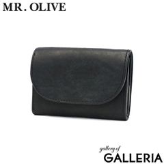 新品未使用品】MR. OLIVE プエブロレザーニートウォレット ブラック