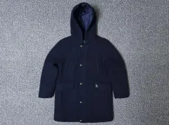 145 HAZZYS キッズ フード ウール コート