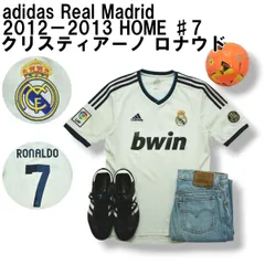 アディダス adidas レアルマドリード Real Madrid 2012－2013 HOME 1st ユニフォーム ゲーム シャツ ♯7 クリスティアーノ ロナウド M ホワイト サッカー メンズ