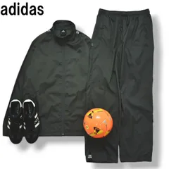 【定番】 アディダス adidas クライマプルーフ CLIMAPROOF ウィンド ウェア セットアップ 上下 ジャケット x パンツ L グレー スポーツ ウェア タウンユース レジャー メンズ
