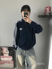 アディダス ファイヤーバード ネイビー トラックジャージ