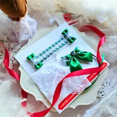 推し活グッズ ぬい用リボン ヘッドドレス ポンチョ 3点セット ぬい活 ぬい服 いつぬい 推しぬい ぬい用リボン ちびぬい はぴぬい クリスマス プレゼント