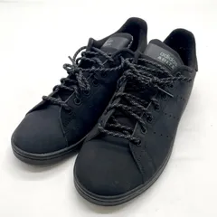 adidas アディダス スニーカー ローカット スタンスミス Stan Smith アディテック ADITECH メンズ 25.5<!-利用不可文字-!>p ブラック 黒 スエード