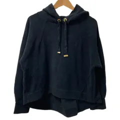 良品 23SS Grace Crass グレースクラス グレースコンチネンタル オーガニックパイルパーカー フーディー 0223142275 36 ブラック レディース 古着 中古 USED