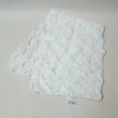 帯揚げ 白 単品 レース ファー付き 地厚 天使風 振袖用 成人式 卒業式 結婚式 和装小物 NO42900