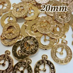 時計チャーム 金属  モチーフ 10個入り メタル ゴールド アクセサリー キーホルダー 手芸 ハンドメイド 材料
