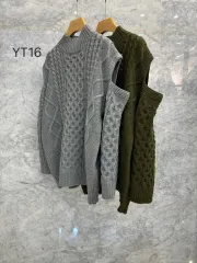 JS NEW YORK スター スタイル 新作 セール (当日発송) 完売 ケーブル編み オープンショルダー ニット