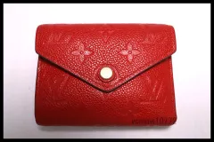 近年モデル希少美中古■LOUIS VUITTON モノグラムアンプラント ポルトフォイユヴィクトリーヌ 3つ折り財布 ルイヴィトン■1030xb245-5D