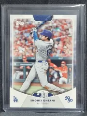 2024 トップス 50/50 翔平 大谷 - 38号 HOMERUN Semicolon カード