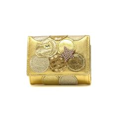美品 箱つき ツモリチサト パッチワーク 長財布 星型スタッズ付き