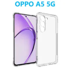 OPPO A5 5G クリアケース 透明スマホケース ソフト軽量 オッポ エーファイブ ファイブジー 衝撃吸収 ストラップホール OPG06 A502OP CPH2735 滑りにくい 指紋防止 黄変防止 防滑 シンプル TPU保護カバーのサムネイル