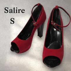 salire サリア　スウェード調　ハイヒール　赤　サイズS（22.5〜23.5）
