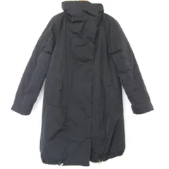 良品 Theory セオリー ボリュームカラー ロング ダウンコート サイズ2 ブラック  レディース 古着 中古 USED