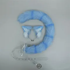 手作り擬獣耳カチューシャとしっぽ (T)
