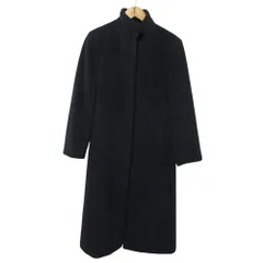 23区 ノーカラーコート 黒 カシミヤ 23区 ノーカラーコート 黒 カシミヤ 23区 オンワード樫山 ノーカラー