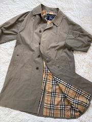 BURBERRY ステンカラーコート ノバチェック M ベージュ ダウンライナー