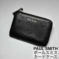 PAUL SMITH/ポールスミス/カードケース/名刺入れ/パスケース/レザー/ブラック　　　【SH66】