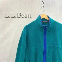 L.L.Bean ジップアップ フリース ジャケット アウター  青緑  メンズ ファッション
