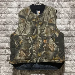 CARHARTT ダックベスト XL リアルツリー カーハート DUCK VEST - メルカリ