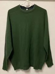極美品　UNIQLO   ニットトップス　深緑　L
