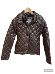 RE340 【美品】DUVETICA  ドゥベティカ　ダウンジャケット　ハーフ　ブラウン　レディース　サイズ38