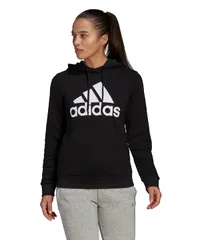 アディダス(adidas) スウェット パーカー ESS BL 裏起毛 ブラック/ホワイト 28879-GL0653