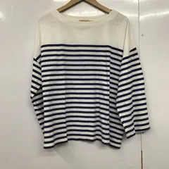 Samansa Mos2 サマンサモスモス Tシャツ 長袖 1210915 パネルボーダーバスクカットソー