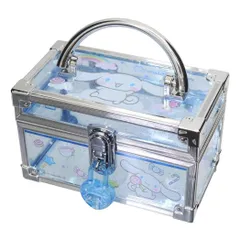 シナモロール コスメボックス 鍵付きミニバニティケース サンリオ プレゼント 小物入れ キャラクター グッズ 