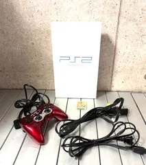 通電確認済 SONY プレステ2 PlayStation2 SCPH-55000 GT  ホワイト  ソニー PS2 プレイステーション2  HORI コントローラ 一  メモリーカード 等付属品あり 現状品