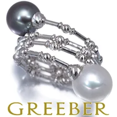 パール 真珠 8.0-8.5mm フリーサイズ リング K18WG/ワイヤー #181981