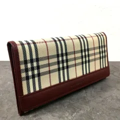 31 送料込み！ 未使用品 BURBERRY 長財布 バーバリーチェック ベージュ