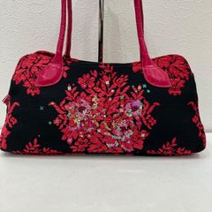 30887】☆未使用☆シンクビー ゼブラ柄 ハートスパンコール トート