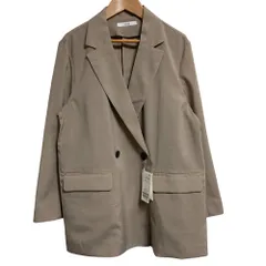 良品 22AW JOURNAL STANDARD relume ジャーナルスタンダードレリューム サイドスリットテーラードジャケット F べージュ レディース 古着 中古 USED