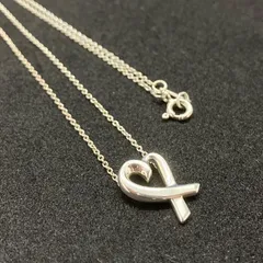 美品　TIFFANY　ティファニー　ネックレス　パロマピカソ　ラビングハート　シルバー　5338