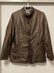 美品　ナイロンジャケット　ブラウン　M
