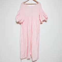 searoomlynn＊コットンギャザーパフスリーブワンピース＊M 2024 spring color collection – Sea Room lynn