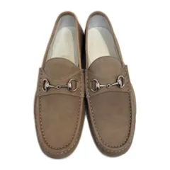 ★【GUCCI/グッチ】　ビットローファー　スエード　ベージュ　ダニエル・レポリ　サイズ 28cm　靴　袋・箱付き　未使用　メンズ