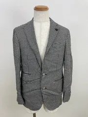 タ　CENTO  メンズ テーラードジャケット ブラック、ホワイト 20251209-0020