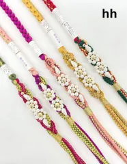 振袖用帯締め 飾り付き 5本おまとめ出品 色違い 正絹 hh