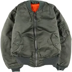 古着 ~90年代 民間品 アルファ ALPHA MA-1タイプ 中綿入り ミリタリー フライトジャケット USA製 メンズL相当 ヴィンテージ/eaa597182