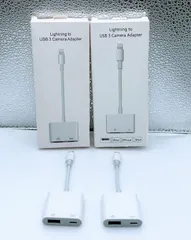 Lightning to USB 3 カメラアダプタ　2個セット　中古