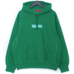 SUPREME Box Logo Hooded Sweatshirt Mサイズ グリーン