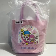 サンリオ キキララ 当たりくじ バッグ リトルツインスターズ ピンク トートバッグ　[管理No.：O11474_G1_80]