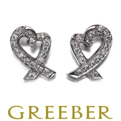 ティファニー ピアス ダイヤ ダイヤモンド ラビングハート Pt950 #172902 大幅値下げ品