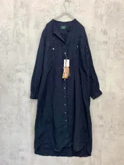 新品 RNA-N アールエヌエーエヌ ピンタック リネン 長袖 シャツ ワンピース sizeM/ネイニー ◇■◎レディース