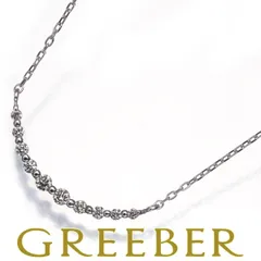 ヴァンドーム ネックレス ダイヤ ダイヤモンド リュール K10WG 箱 #175835 大幅値下げ品