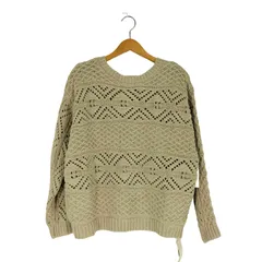 サマンサモスモス samansa Mos2 前後着横編みカーディガン レディース FREE 