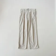 【Polo by Ralph Lauren】旧ボックスロゴ ポロチノ　ツータック アイボリー チノパン ラルフローレン 古着