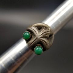韓国 阿園工房 にて購入 トンイリング作家の翡翠とシルバーのリング